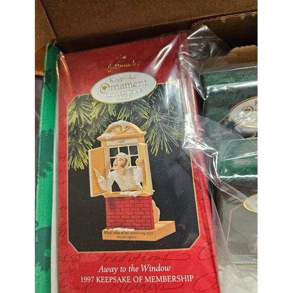 Hallmark 1997 Collector's Club Membership Kit set of 4 NEW The Night Before Xmas - Picture 2 of 7